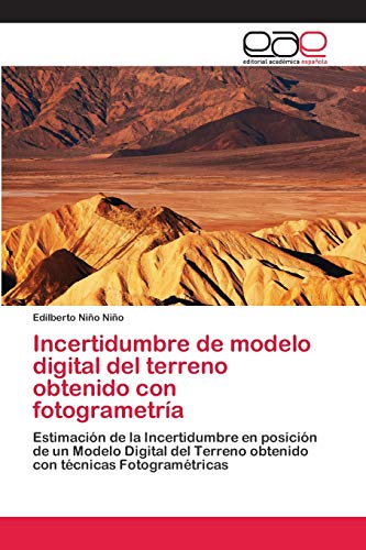 Imagen de archivo de Incertidumbre de modelo digital del terreno obtenido con fotogrametria a la venta por Chiron Media