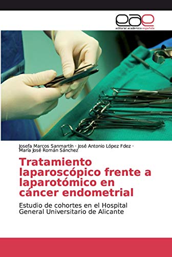 Beispielbild fr Tratamiento laparoscpico frente a laparotmico en cncer endometrial: Estudio de cohortes en el Hospital General Universitario de Alicante (Spanish Edition) zum Verkauf von Lucky's Textbooks