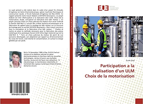 9786202262354: Participation a la ralisation d’un ULM Choix de la motorisation