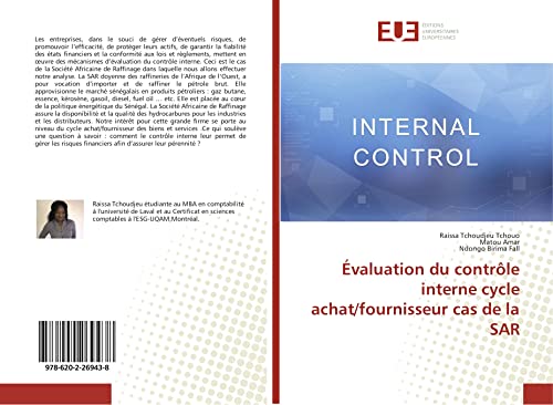 Beispielbild fr Evaluation du controle interne cycle achat/fournisseur cas de la SAR zum Verkauf von Chiron Media