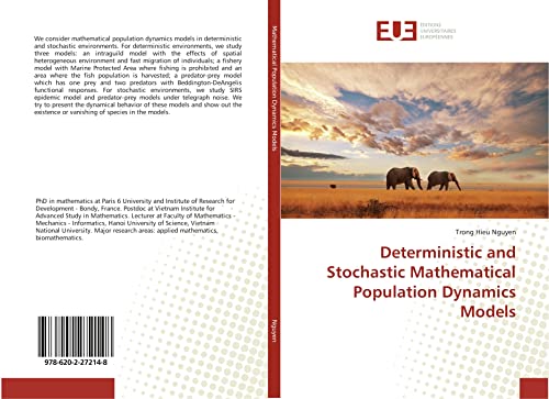 Stock image for Deterministic and Stochastic Mathematical Population Dynamics Models for sale by Lucky's Textbooks