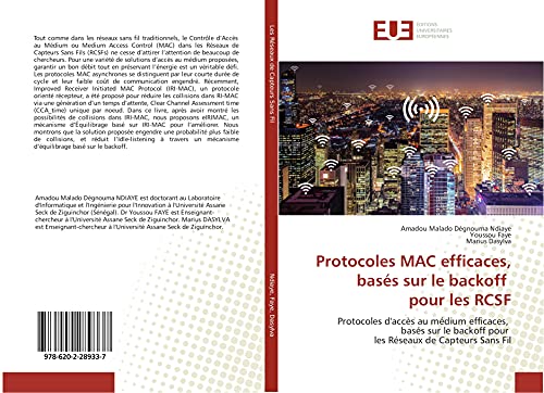 9786202289337: Protocoles MAC efficaces, bass sur le backoff pour les RCSF