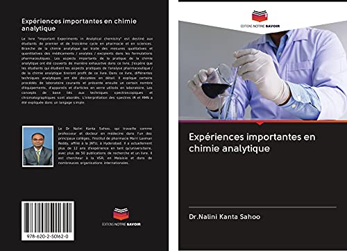 Stock image for Expriences importantes en chimie analytique (French Edition) for sale by GF Books, Inc.