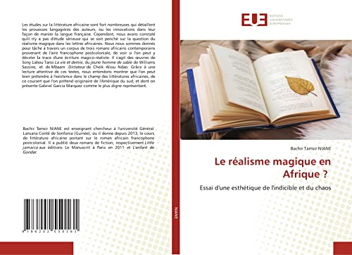 Beispielbild fr Le ralisme magique en Afrique ?: Essai d'une esthtique de l'indicible et du chaos (French Edition) zum Verkauf von Lucky's Textbooks