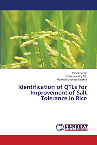 9786202555692: Identification of QTLs for Improvement of Salt Tolerance in Rice
