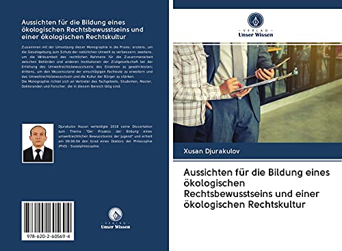9786202605694: Aussichten fr die Bildung eines kologischen Rechtsbewusstseins und einer kologischen Rechtskultur (German Edition)