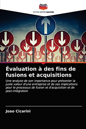 Stock image for Evaluation a des fins de fusions et acquisitions for sale by Chiron Media