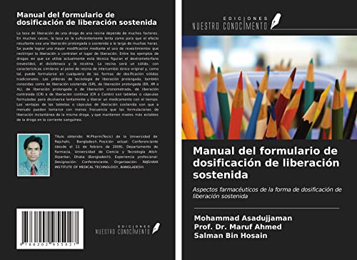 9786202955027: Manual del formulario de dosificacin de liberacin sostenida: Aspectos farmacuticos de la forma de dosificacin de liberacin sostenida
