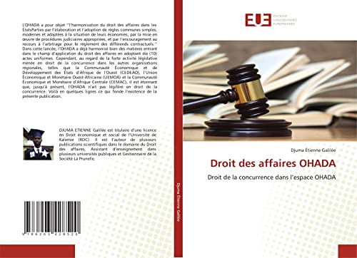 Imagen de archivo de Droit des affaires OHADA: Droit de la concurrence dans l?espace OHADA (French Edition) a la venta por Lucky's Textbooks