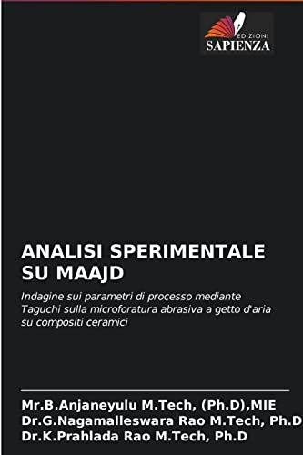 Beispielbild fr Analisi Sperimentale Su Maajd (Italian Edition) zum Verkauf von Lucky's Textbooks