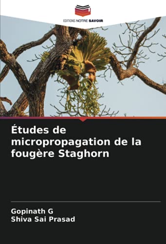 Stock image for tudes de micropropagation de la fougre Staghorn (French Edition) for sale by GF Books, Inc.