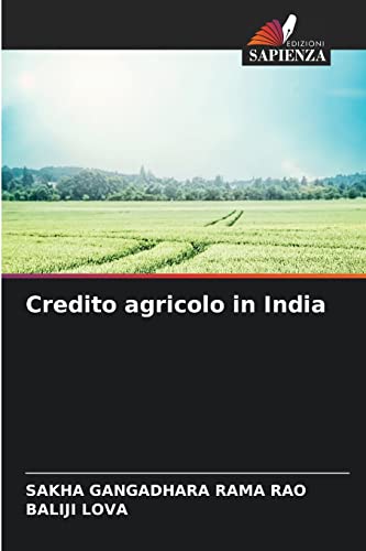 Imagen de archivo de Credito agricolo in India (Italian Edition) a la venta por Lucky's Textbooks