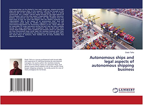 Beispielbild fr Autonomous ships and legal aspects of autonomous shipping business zum Verkauf von GF Books, Inc.