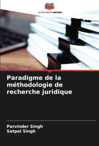 Imagen de archivo de Paradigme de la mthodologie de recherche juridique (French Edition) a la venta por Books Unplugged