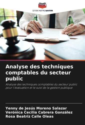 Beispielbild fr Analyse des techniques comptables du secteur public: Analyse des techniques comptables du secteur public pour l'valuation et le suivi de la gestion publique (French Edition) zum Verkauf von Books Unplugged