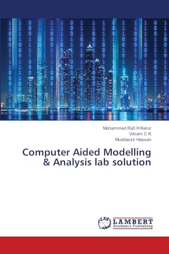 Stock image for Computer Aided Modelling and Analysis lab solution for sale by PBShop.store US