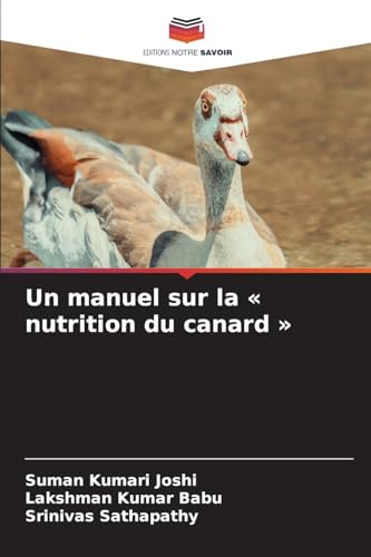 Stock image for Un manuel sur la nutrition du canard (French Edition) for sale by ALLBOOKS1