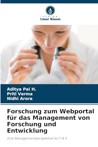 Stock image for Forschung zum Webportal f?r das Management von Forschung und Entwicklung for sale by Books Puddle