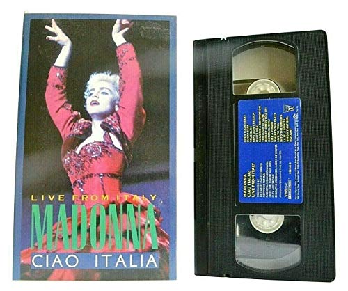 9786302373837: Madonna - Ciao Italia - Live From Italy [VHS] [1987]