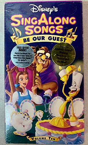 Imagen de archivo de Disney's Sing Along Songs - Beauty and the Beast/Be Our Guest [VHS] a la venta por Reliant Bookstore