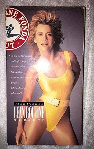 9786302872224: Jane Fonda's Lean Routine Workout [VHS]