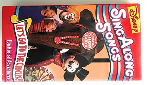 9786303036946: Disney Sing Along Songs: Let's Go to the Circus [USA] [VHS]