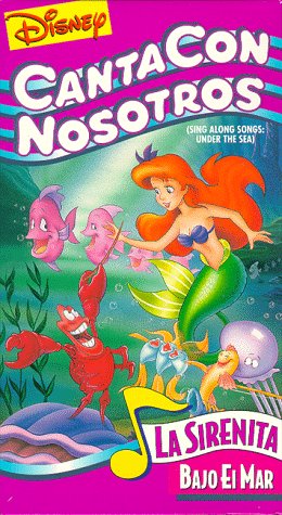 Beispielbild fr Canta Con Nosotros: La Sirenita - Bajo el Mar (Disney's Sing Along Songs: The Little Mermaid - Under the Sea) [VHS] zum Verkauf von Dailey Ranch Books