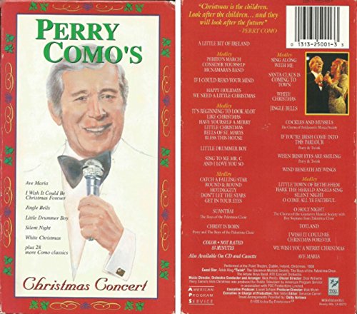 Imagen de archivo de Perry Como's Christmas Concert a la venta por Reliant Bookstore