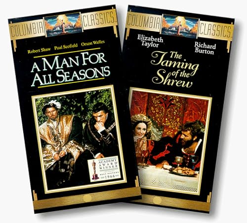9786304038642: Taming of Shrew & Man for All Seasons [USA] [VHS]