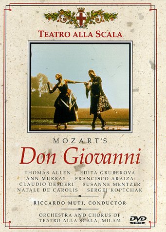 Stock image for Mozart - Don Giovanni / Giorgio Strehler · Riccardo Muti · T. Allen · E. Gruberova · Teatro alla Scala for sale by Dream Books Co.