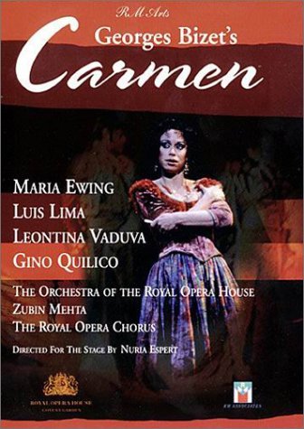 9786305609308: Georges Bizet - Carmen / Nuria Espert  Zubin Mehta - M. Ewing  L. Lima  L. Vaduva - ROH Covent Garden [Import USA Zone 1]