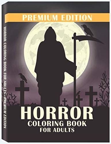 Imagen de archivo de Horror Coloring Book for Adults: Stress Relieving Horror Colouring, Relaxation Scary Coloring Books for Horror Lovers a la venta por GF Books, Inc.