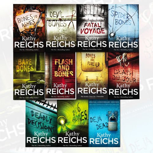 Stock image for Temperance Brennan Series Kathy Reichs Collection 11 Books Bundle (Deja Dead, Deadly Decisions, 206 Bones, Devil Bones, Bare Bones, Death Du Jour, Fatel Voyage. for sale by Blindpig Books