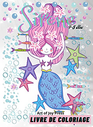 Stock image for Sirne livre de coloriage 4-8 Ans: Incroyable 60 Pages  Colorier pour les enfants avec les mignonnes sirnes et leurs amis &#9474; Livre d'activits for sale by Buchpark