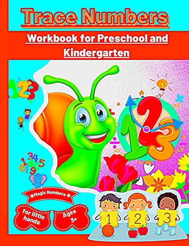 Beispielbild fr Trace Numbers Workbook for Preschool and Kindergarten: The color pages and a unique design Number Tracing, Practice Book Ages 3-5 make it a pleasant a zum Verkauf von Buchpark