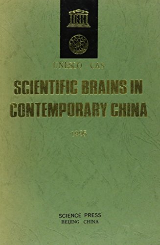 Imagen de archivo de Scientific Brains in Contemporary China. UNESCO CAS a la venta por Bildungsbuch