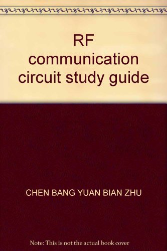 Stock image for RF communication circuit study guide(Chinese Edition) for sale by liu xing