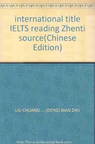 Imagen de archivo de international title IELTS reading Zhenti source(Chinese Edition) a la venta por liu xing