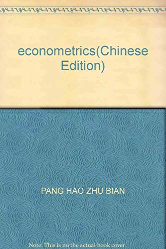Stock image for econometrics(Chinese Edition) for sale by Bookmans