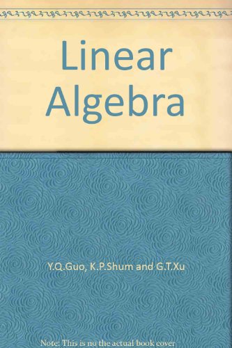 Stock image for Linear Algebra(Chinese Edition) for sale by liu xing