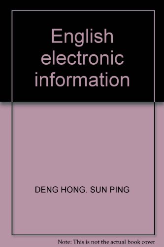 9787040108644: English electronic information
