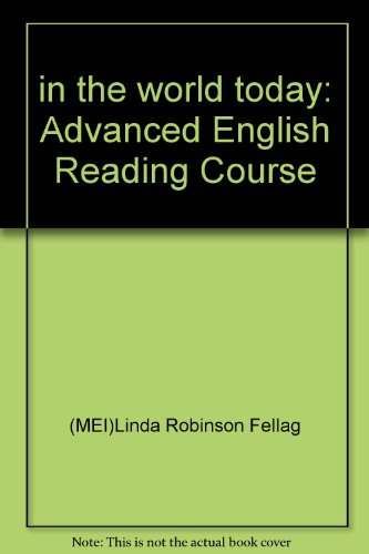 Stock image for in the world today: Advanced English Reading Course(Chinese Edition) for sale by liu xing