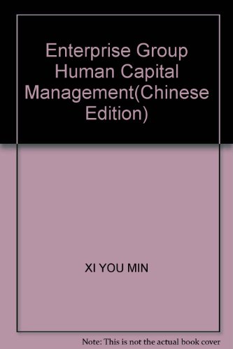Imagen de archivo de Enterprise Group Human Capital Management(Chinese Edition) a la venta por liu xing