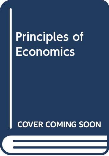 Stock image for Principles of Economics (Paperback) for sale by David's Books