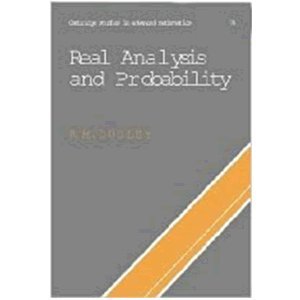 Real Analysis and Probability (9787111193487) by DUDLEY