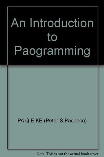 Stock image for An Introduction to Parallel Programming for sale by GraceyBooks