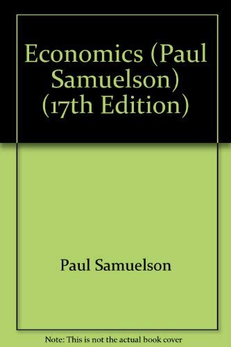 Stock image for Economics (Paul Samuelson) (17th Edition)(Chinese Edition) for sale by liu xing
