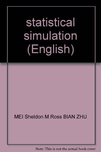 Beispielbild fr statistical simulation (English)(Chinese Edition) zum Verkauf von liu xing