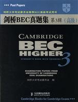 Stock image for Cambridge ESOL BEC Higher examination books recommended: Cambridge BEC Zhenti Set 3 (Advanced)(Chinese Edition) for sale by liu xing