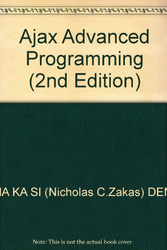 Stock image for Ajax Advanced Programming (2nd Edition)(Chinese Edition) for sale by liu xing